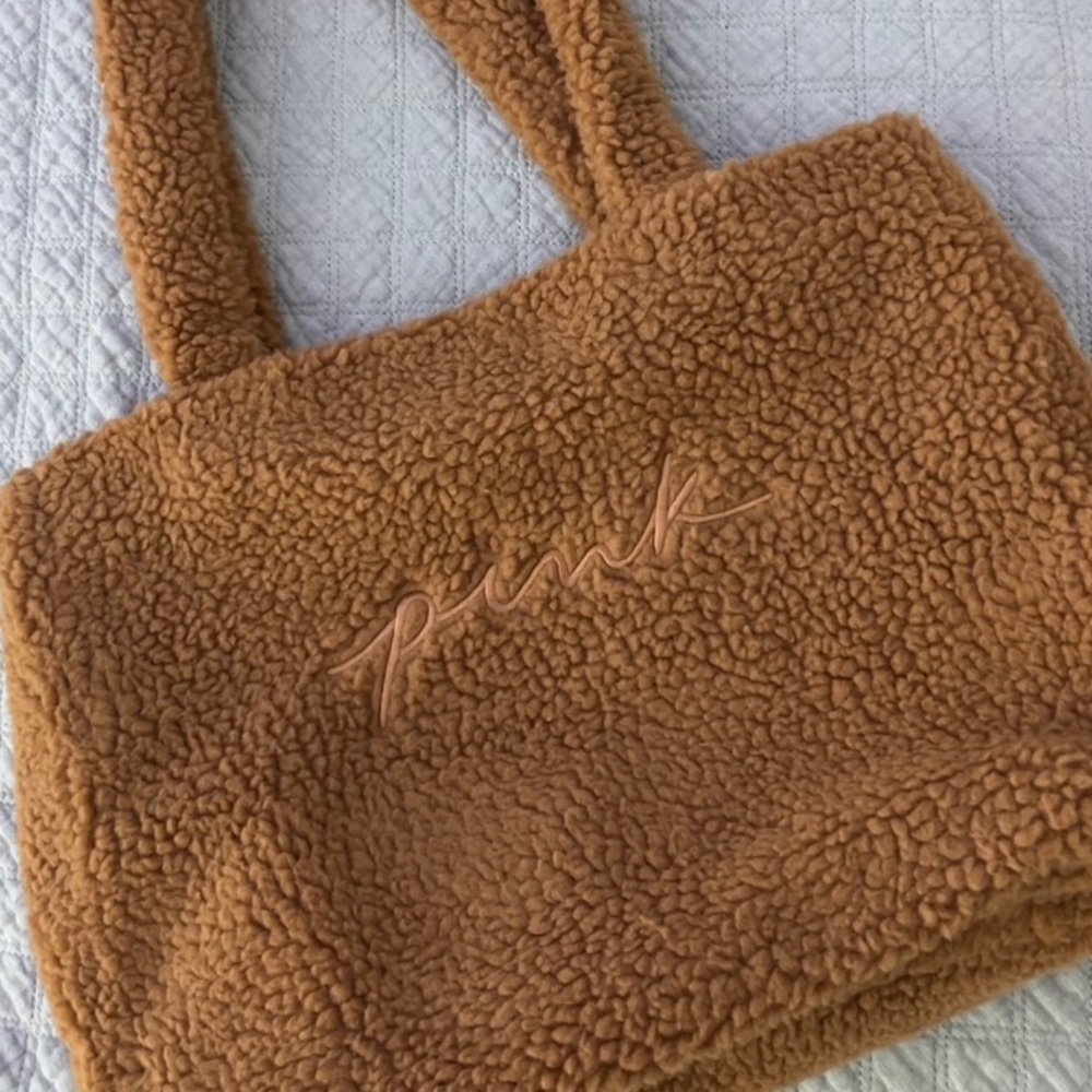 Pink tote bag
